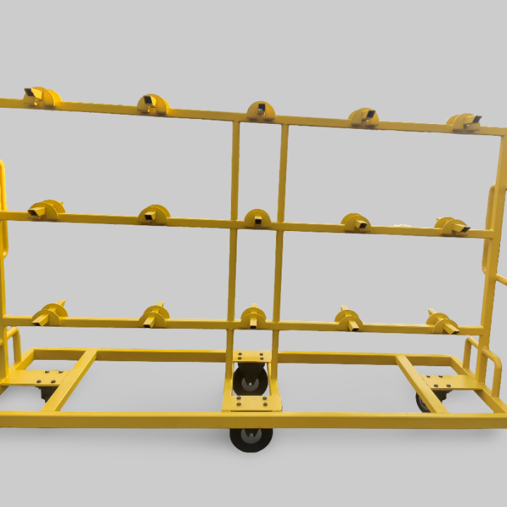 Automation creel cart trolley - 2415 X 750 X 1310mm - 30 positions